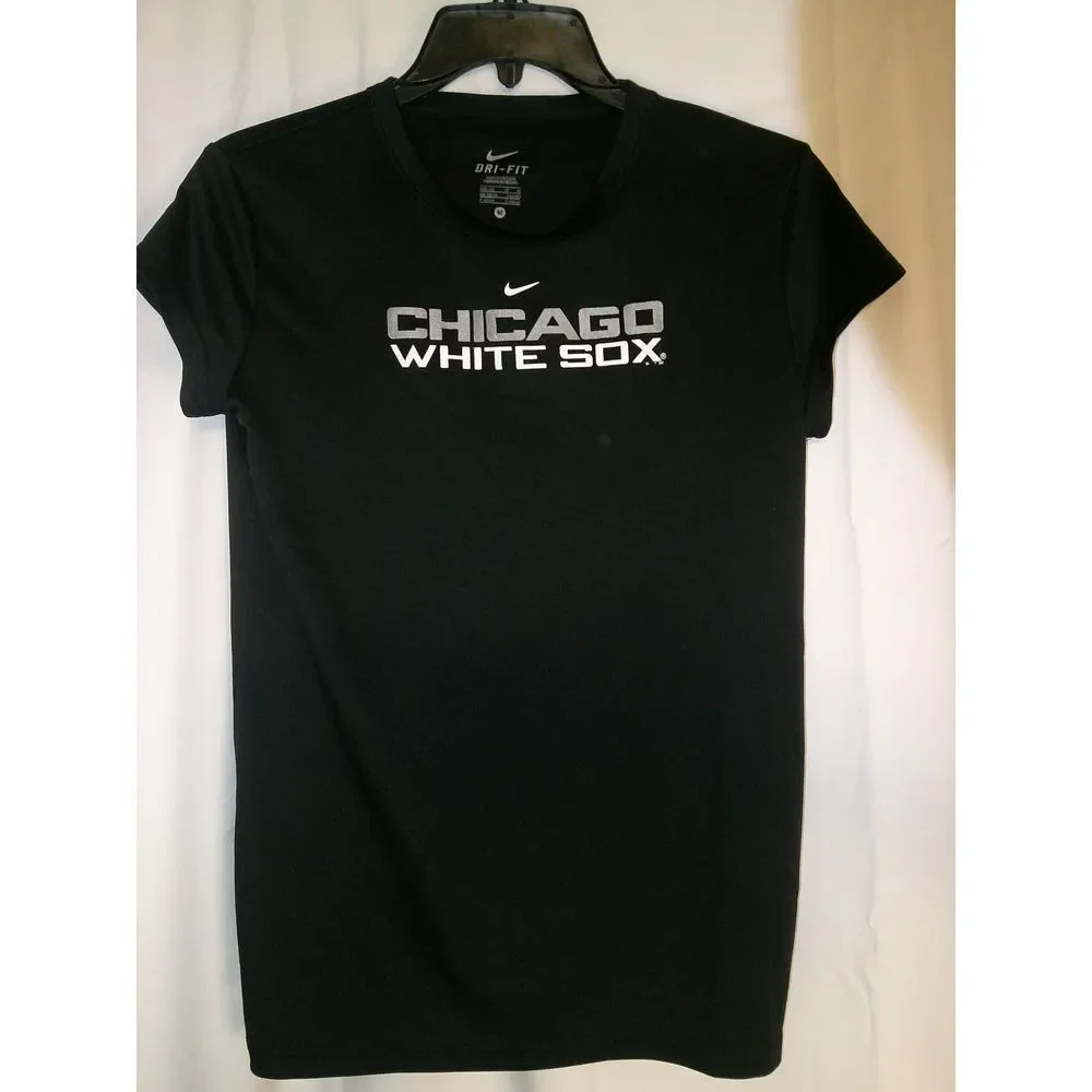 Boy's Nike Dri-FIT Chicago White Sox MLB‎ Baseball T-Shirt Athletic Sportswear